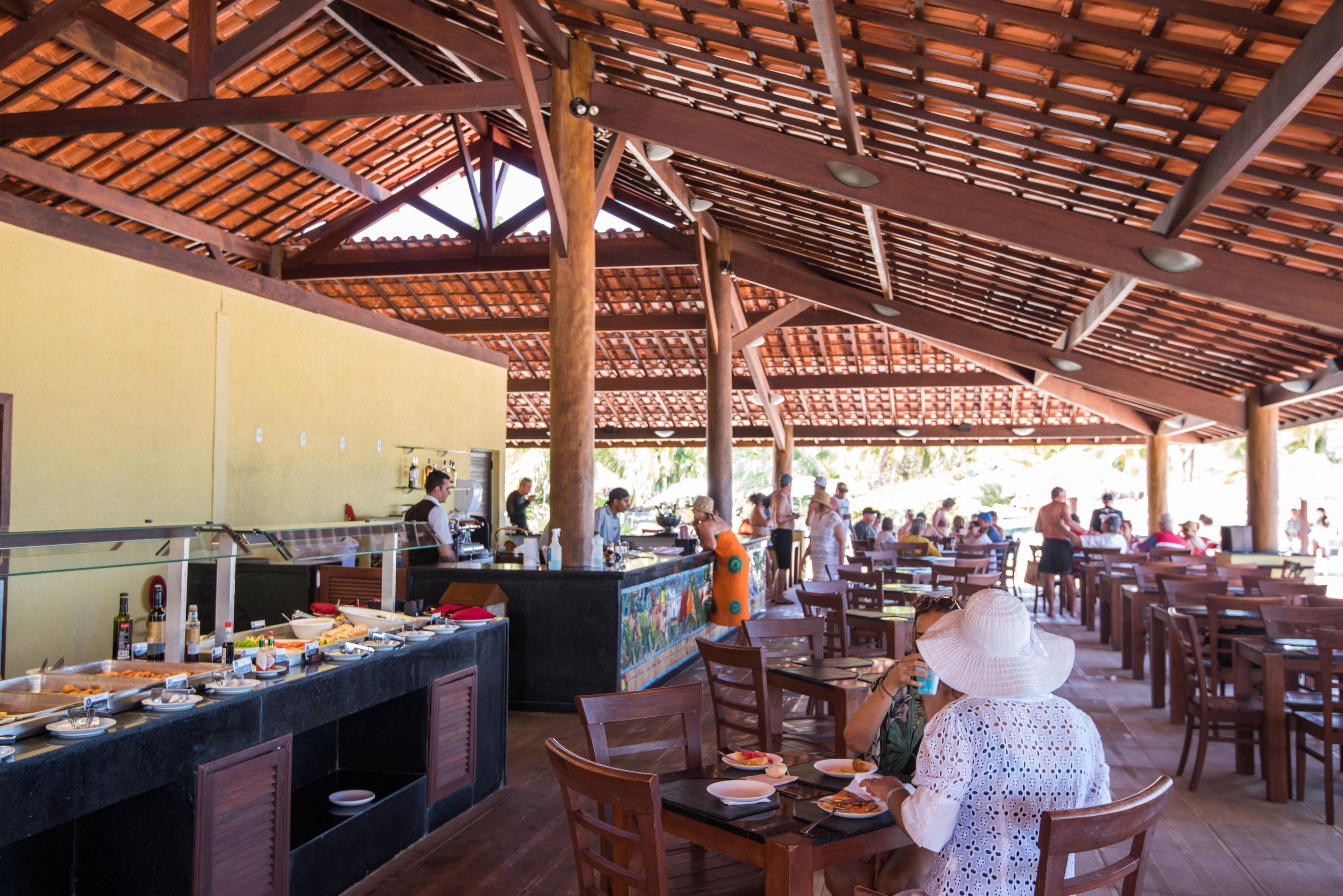 Vila Gale Cabo Cabo de Santo Agostinho Buitenkant foto The buffet at the resort