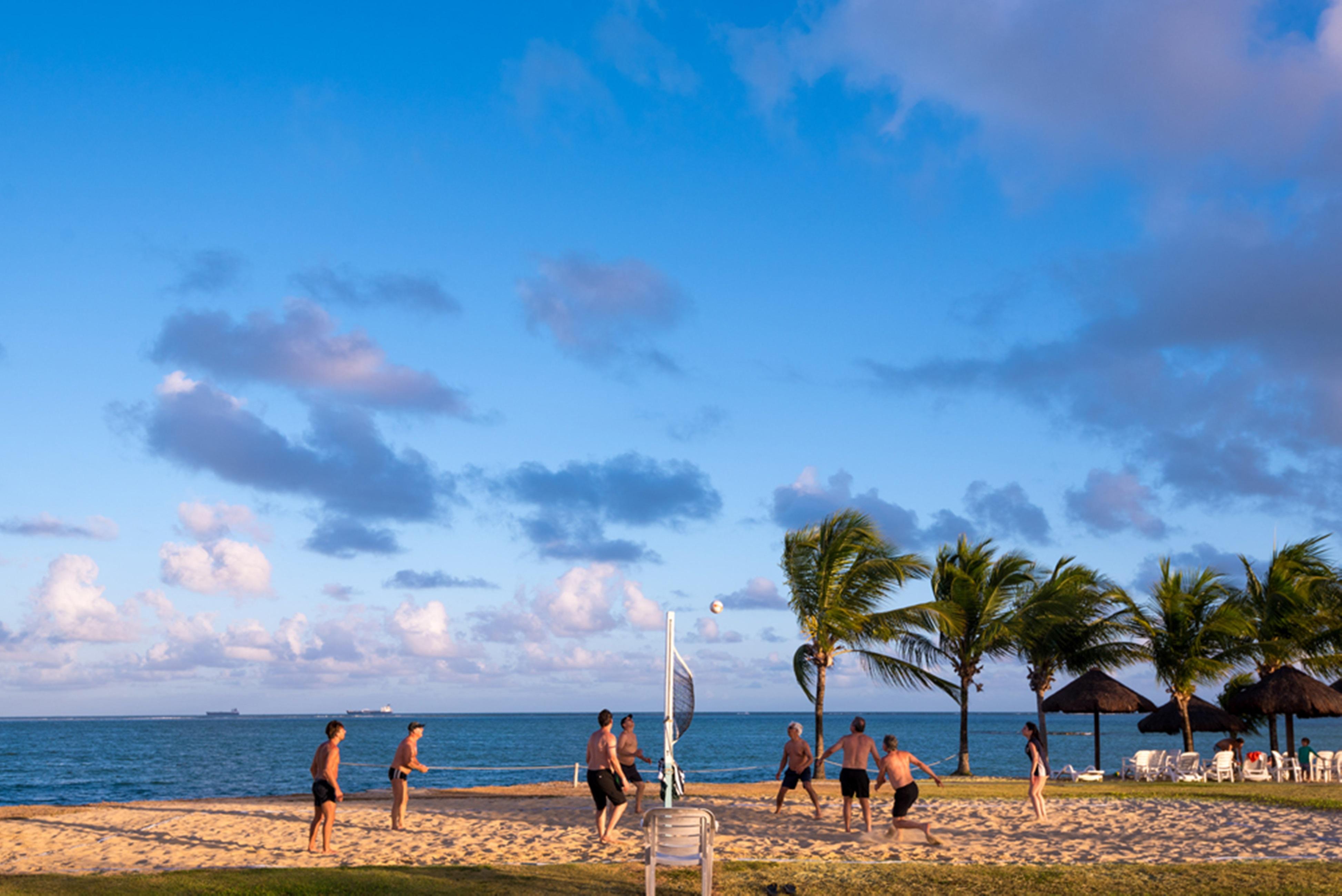 Vila Gale Cabo Cabo de Santo Agostinho Buitenkant foto Beach volleyball in San Juan