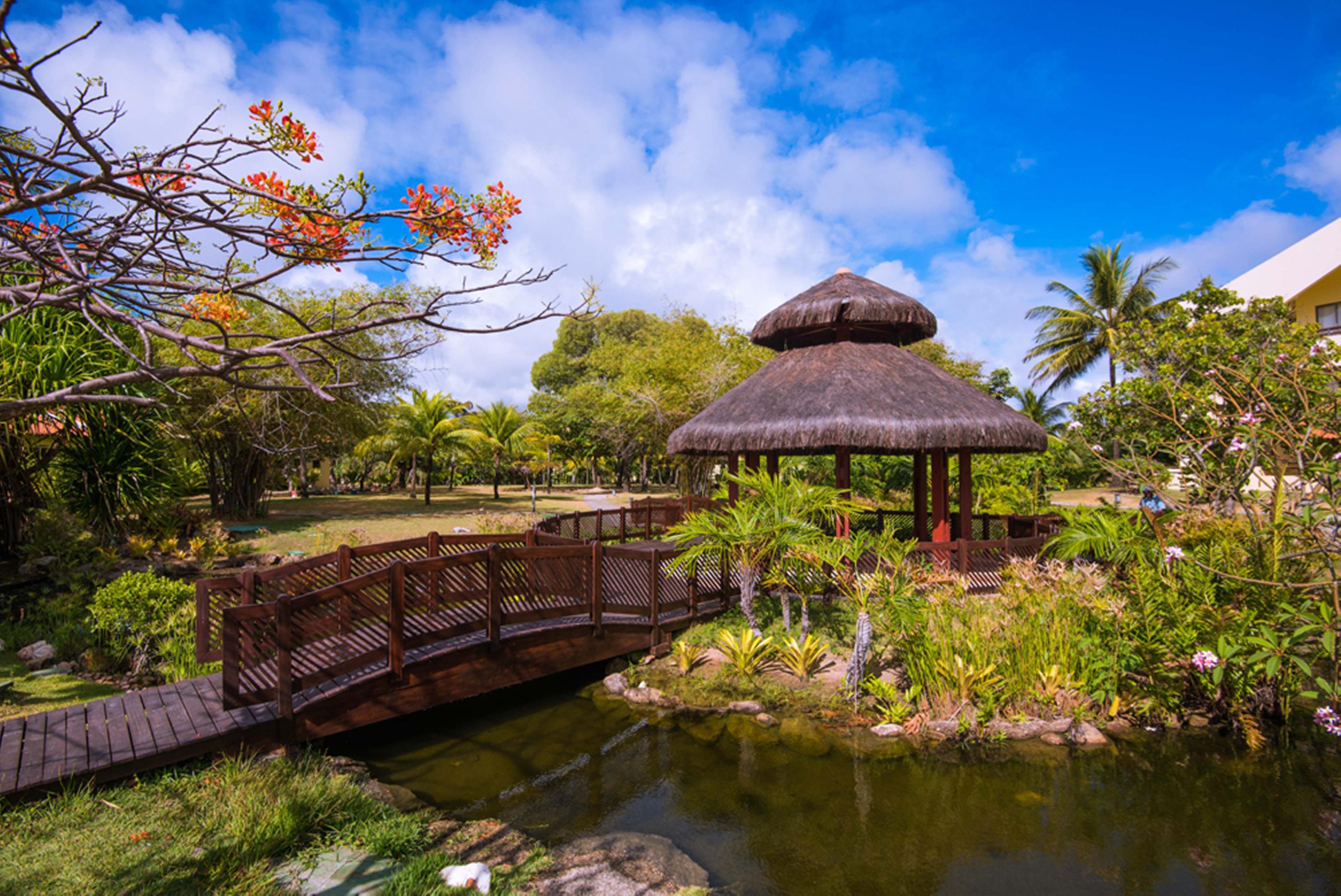 Vila Gale Cabo Cabo de Santo Agostinho Buitenkant foto The park's Japanese garden